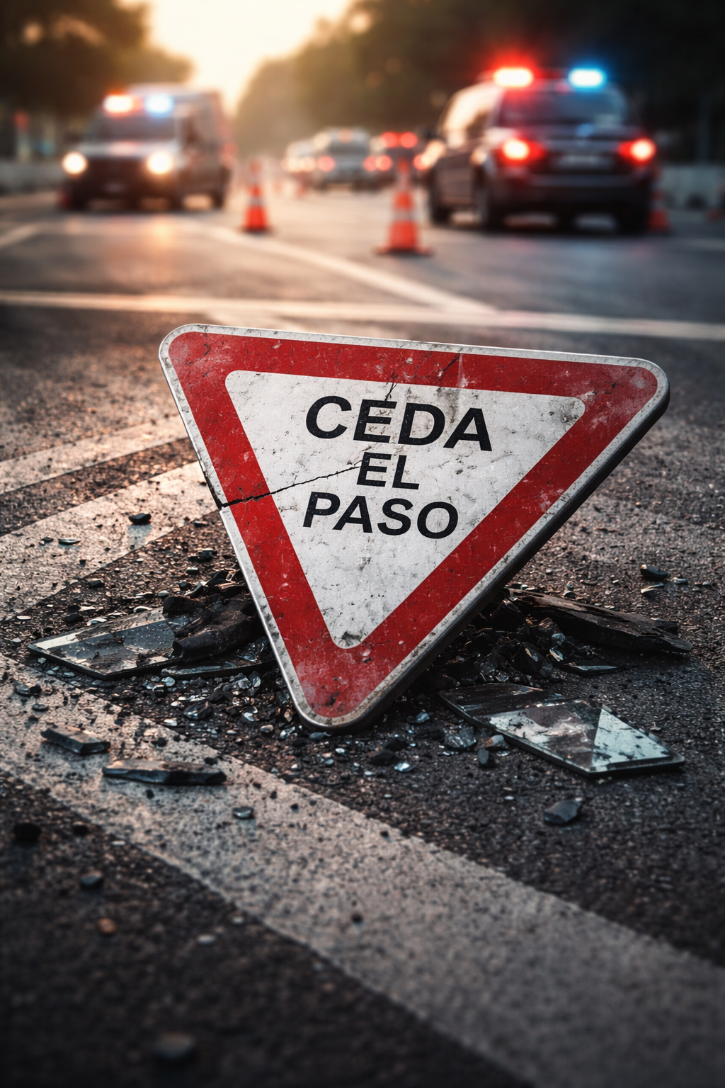 accidente tras saltarse el ceda el paso