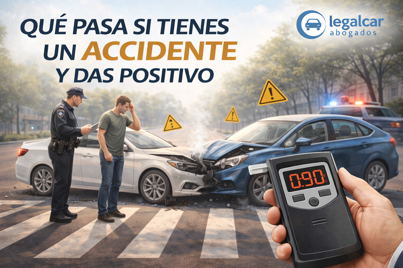 accidente de trafico con positivo en alcoholemia