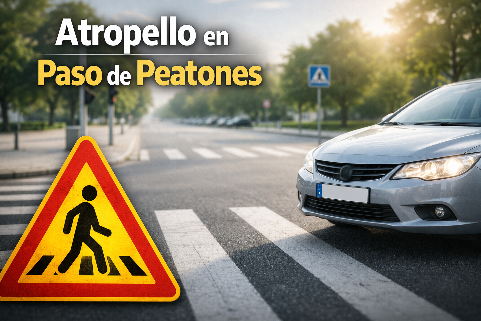 atropello en paso de cebra