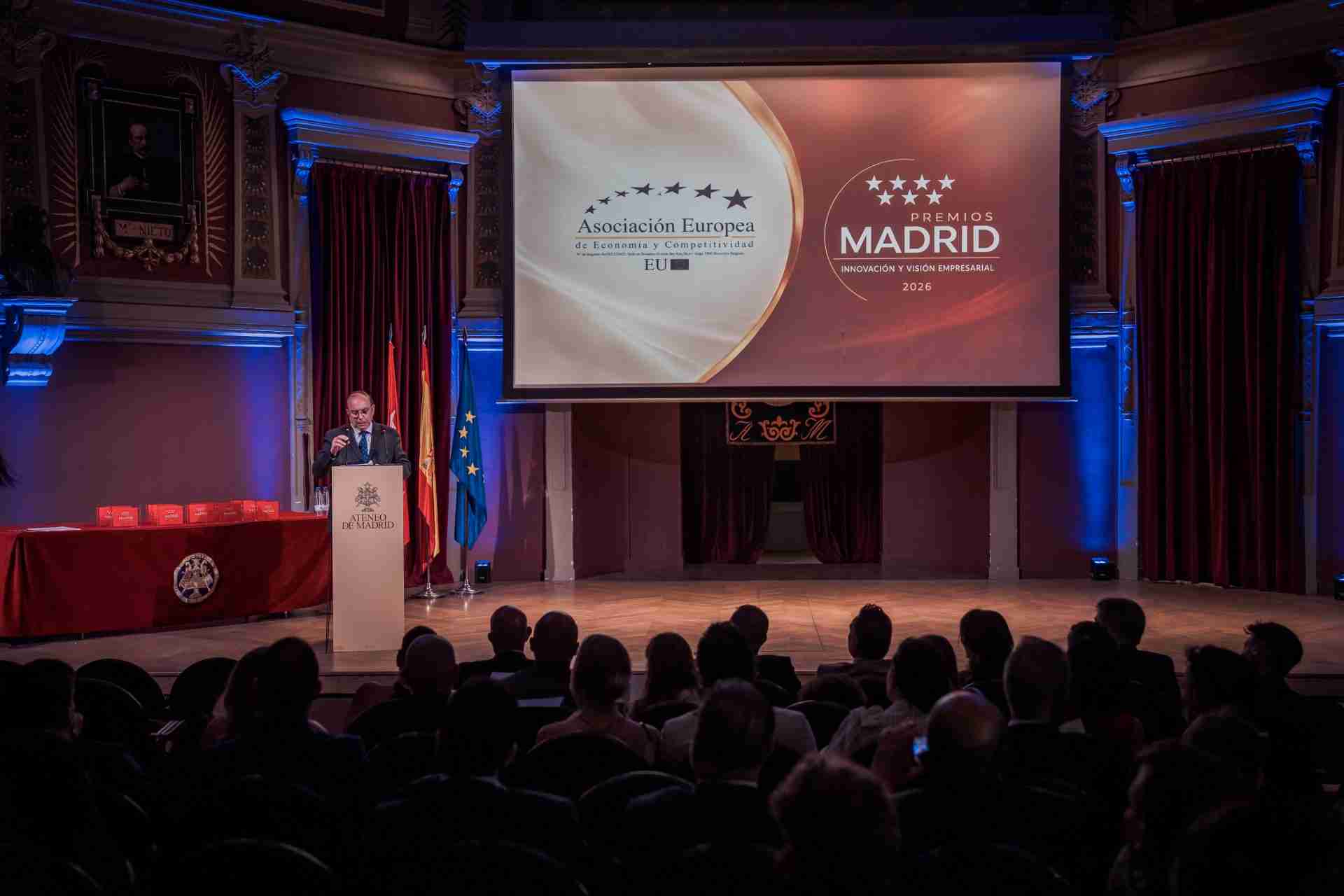 Momento de la ceremonia de los Premios Madrid Innovación y Visión Empresarial 2026