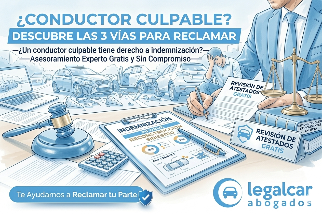 Conductor culpable accidente de trafico