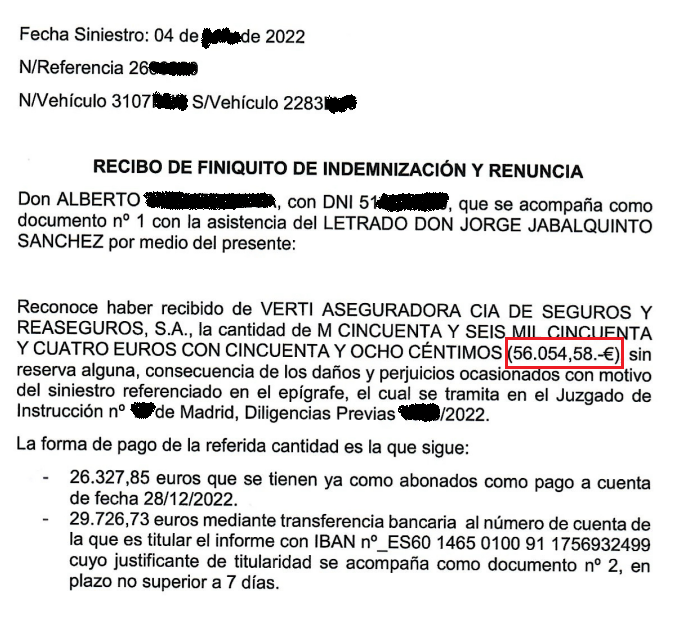 indemnizacion por accidente de moto gestionado por Legalcar Abogados