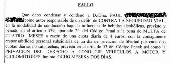 sentencia alcoholemia 3