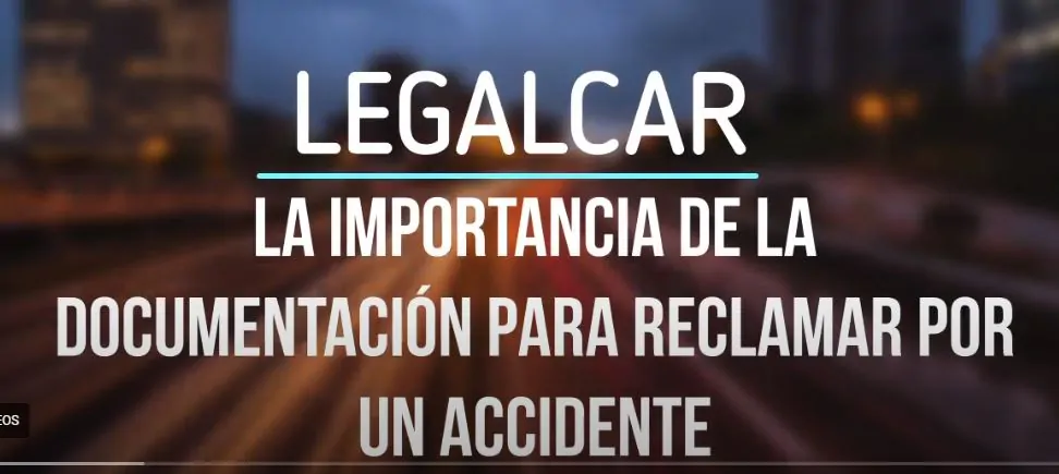 documentacion tecnica en accidente de trafico