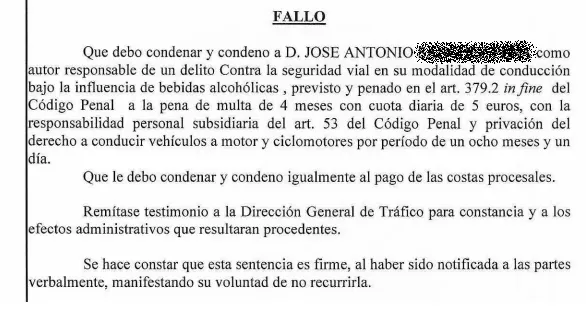 sentencia alcoholemia 2